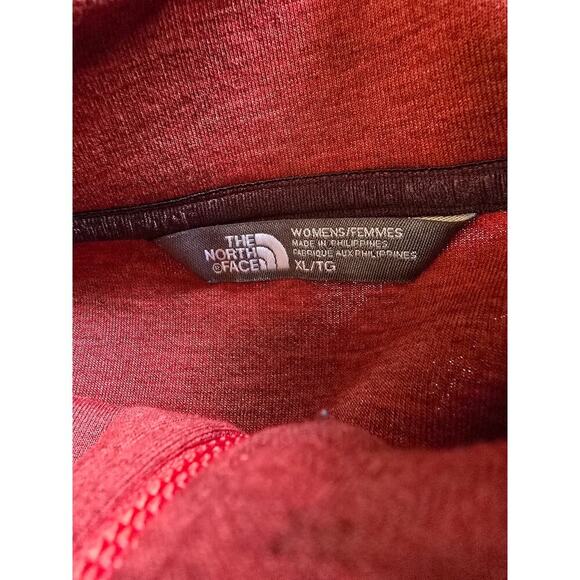 NWOT Womens The North Face Red Pullover 1/4 Zip XL pristine Condition - Picture 3 of 6